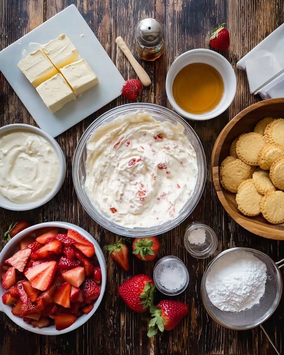 Strawberry Shortcake Cheesecake Rolls