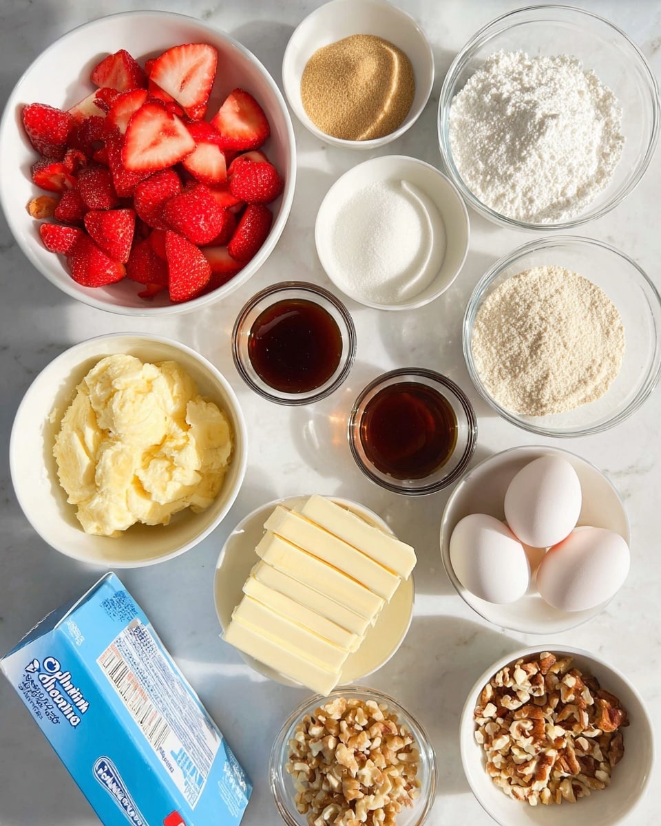 The Best Strawberry Banana Cake