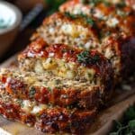 Ultimate Juicy Garlic Parmesan Chicken Meatloaf