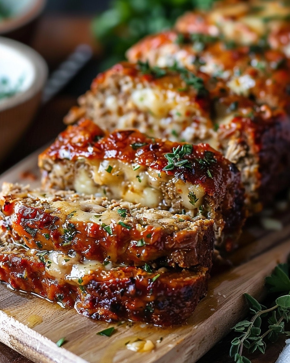 Ultimate Juicy Garlic Parmesan Chicken Meatloaf