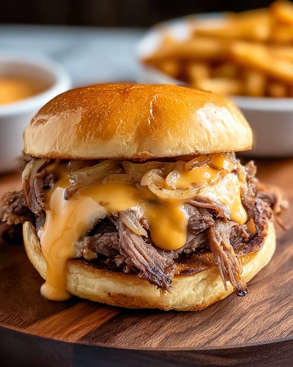 Beef and Cheddar Sandwich