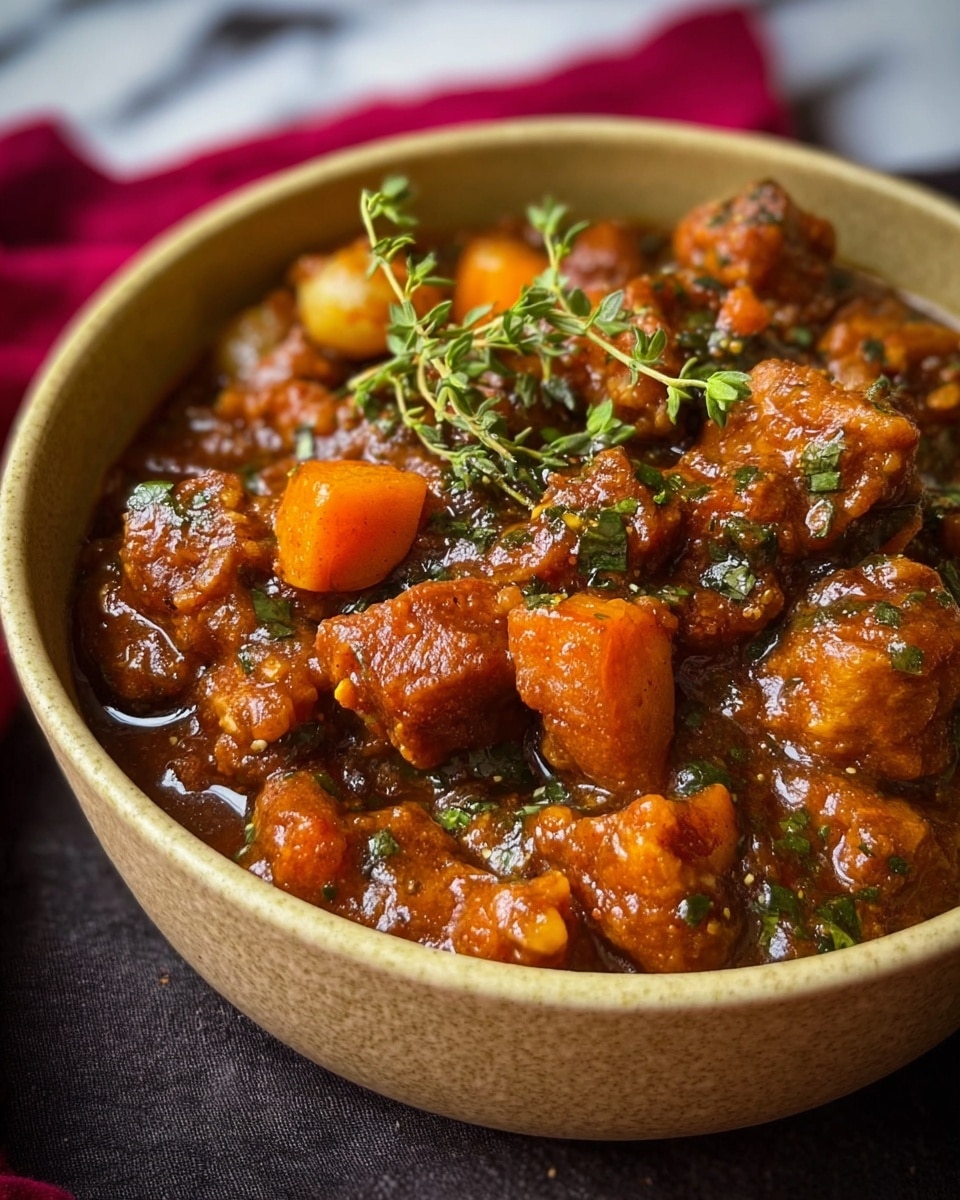 Boneless Brown Stew Chicken