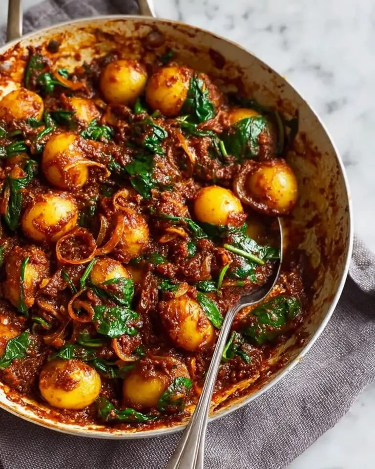 Easy Saag Aloo (Spinach and Potato Curry) Recipe