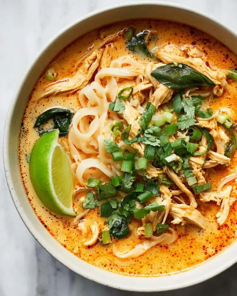 Easy Thai Chicken Curry Soup