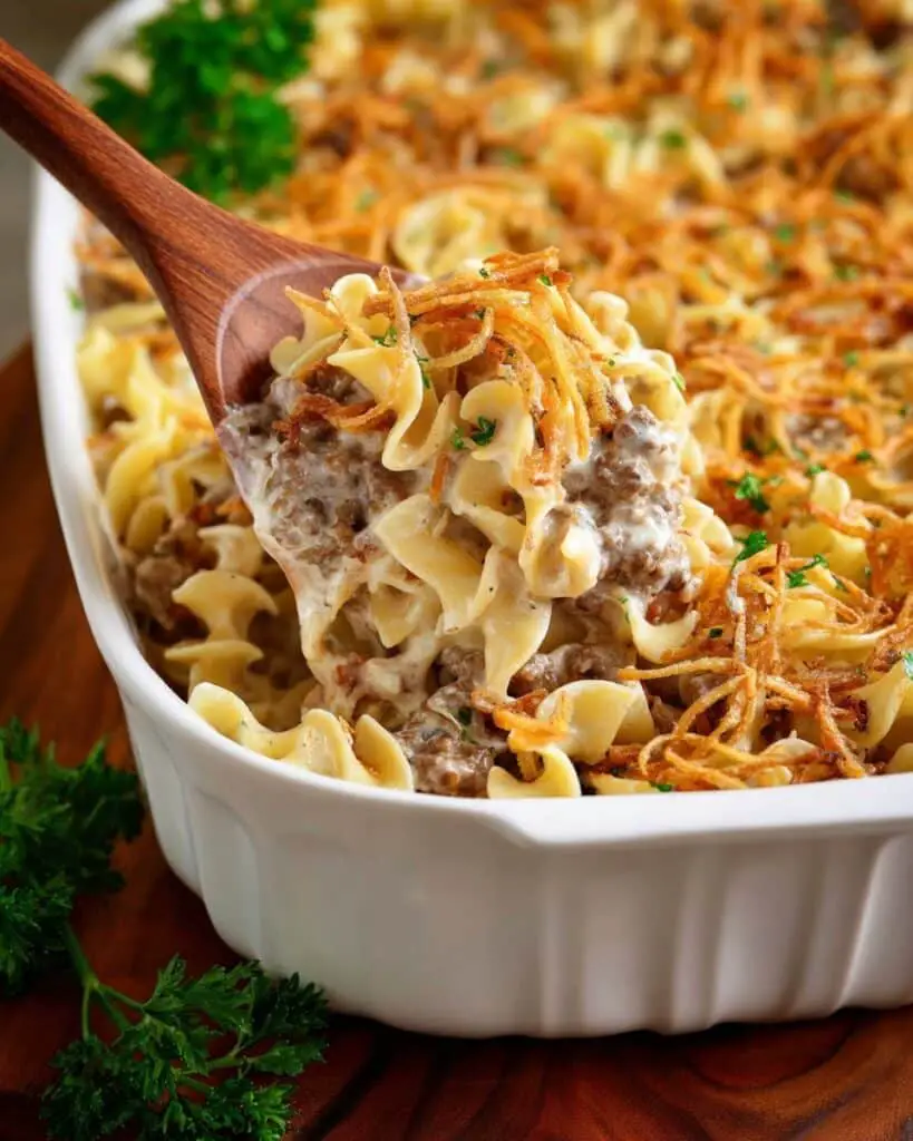 French Onion Beef Casserole