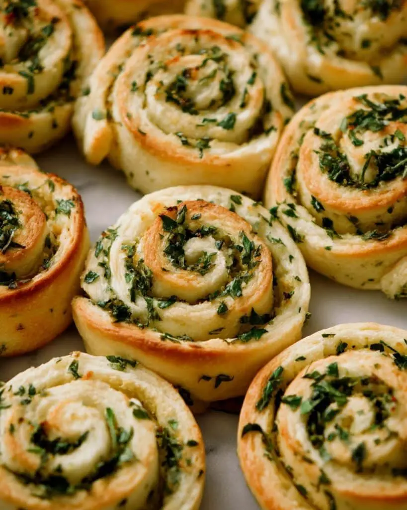 Herb & Garlic Swirl Rolls