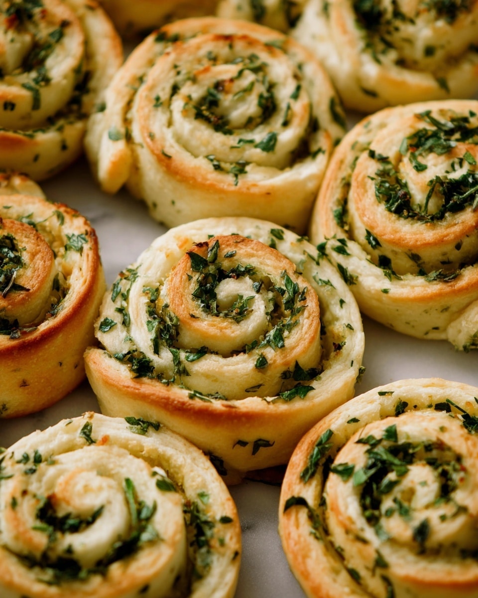 Herb & Garlic Swirl Rolls