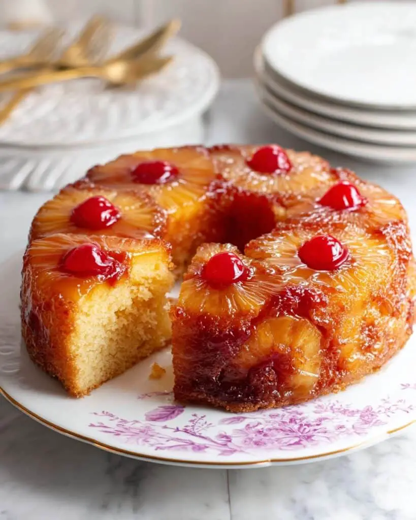 Pineapple Upside-Down Bundt Cake Recipe