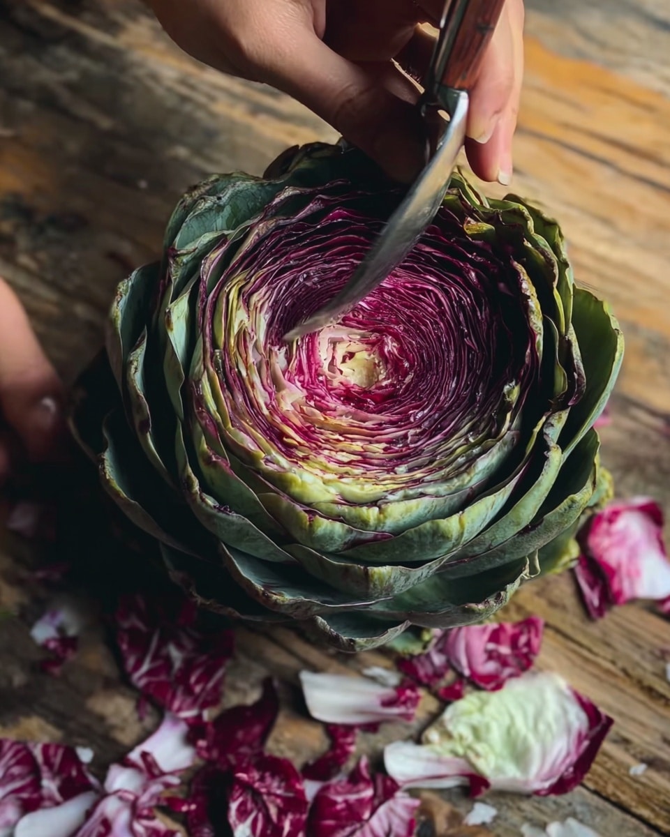 Salmon Patê Stuffed Artichokes