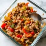 20-Minute Spicy Cauliflower Rice With Ground Turkey