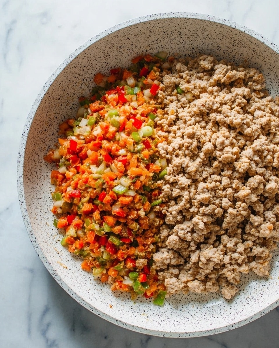 20-Minute Spicy Cauliflower Rice With Ground Turkey