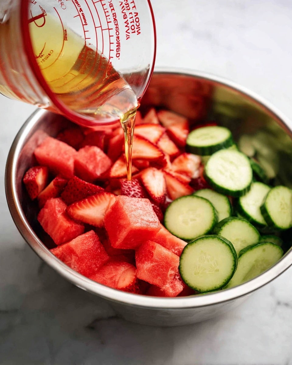 Strawberry Watermelon Salad with Honey Lime Vinaigrette: An Amazing Ultimate Recipe