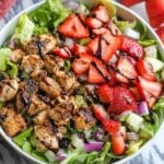 Balsamic Strawberry Chicken Salad