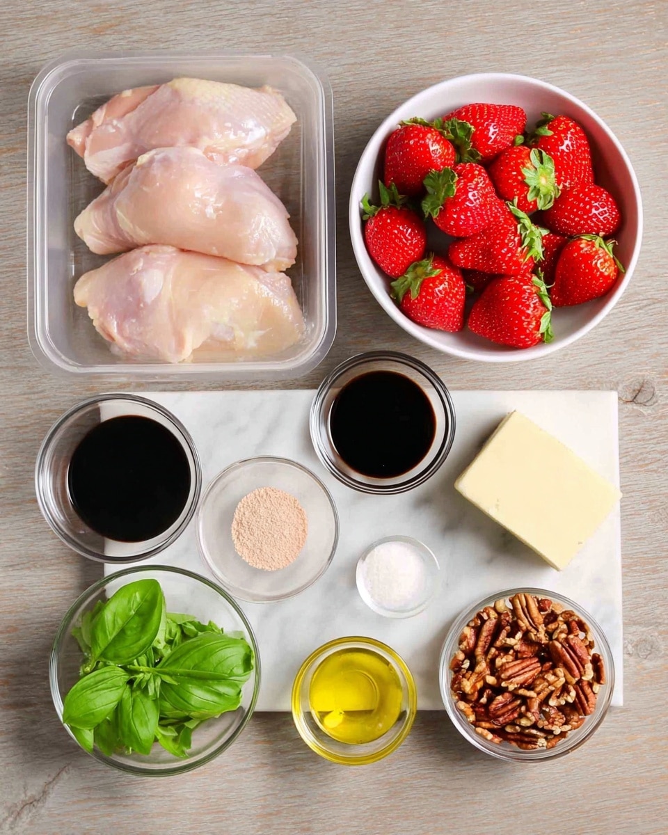 Balsamic Strawberry Chicken Salad