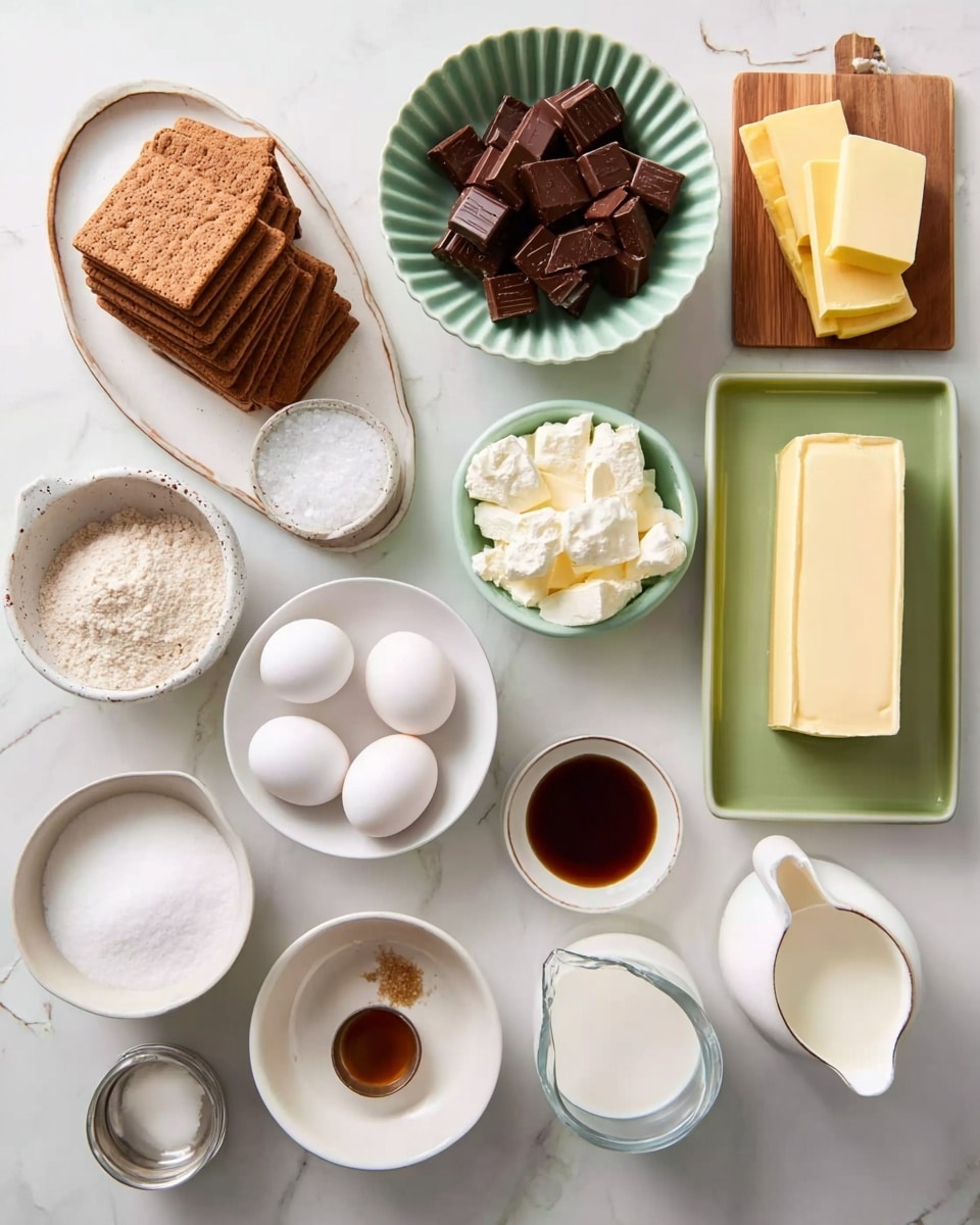 Chocolate Vanilla Cream Pie Bars Recipe