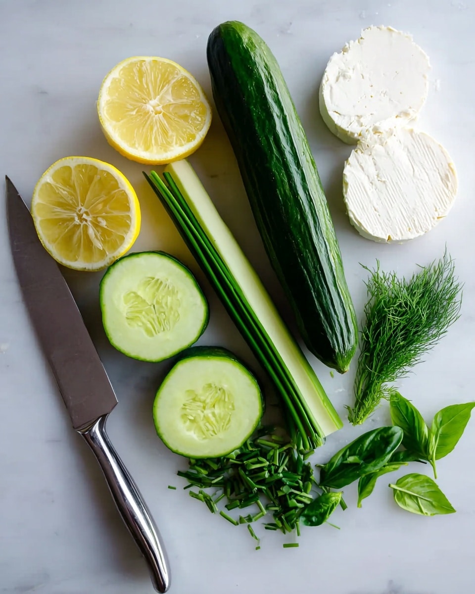 Cucumber Feta Salad with Lemon Greek Vinaigrette
