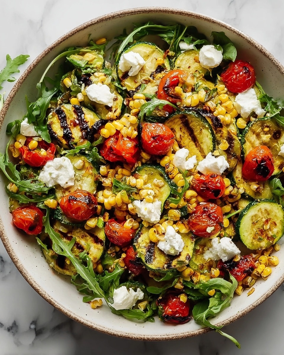 Grilled Zucchini Salad