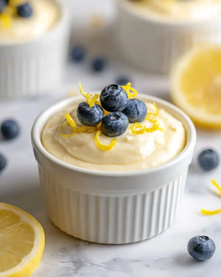 High-Protein Cottage Cheese Lemon Mousse