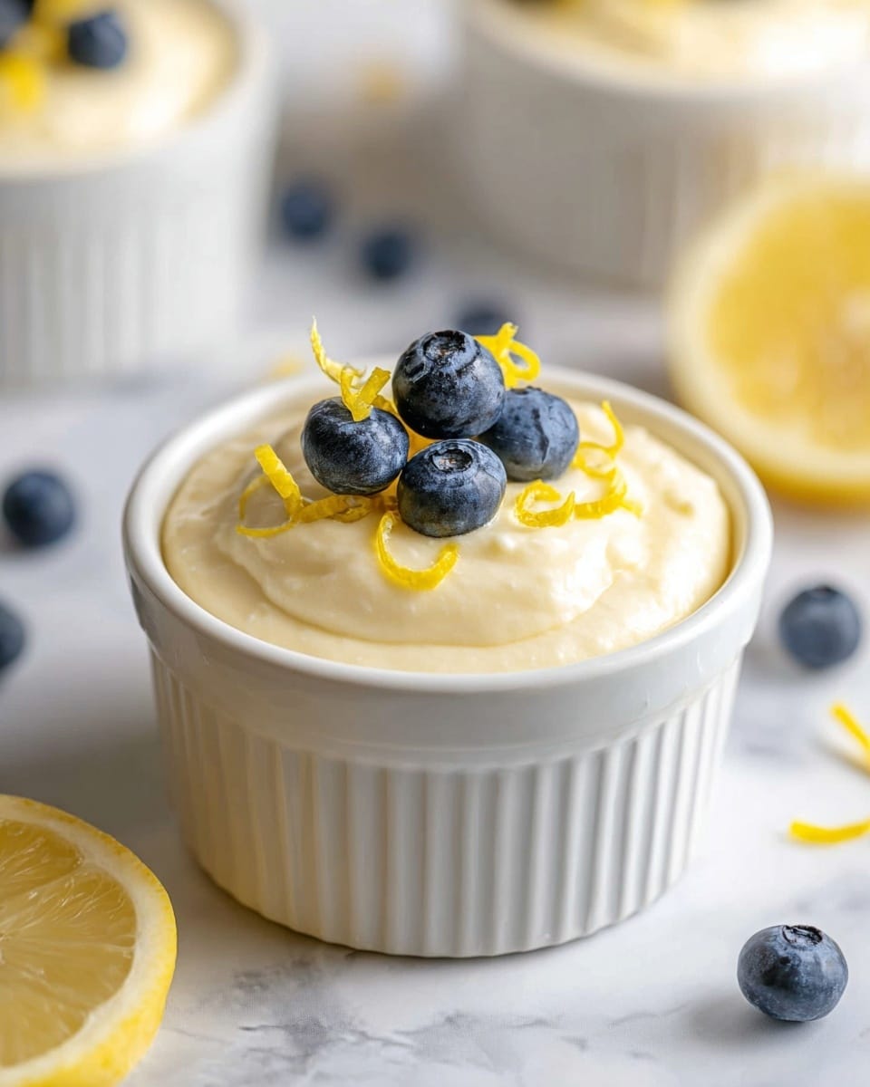 High-Protein Cottage Cheese Lemon Mousse