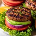 Juicy Grilled Turkey Burgers