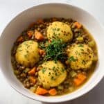 Lentils with Dumplings