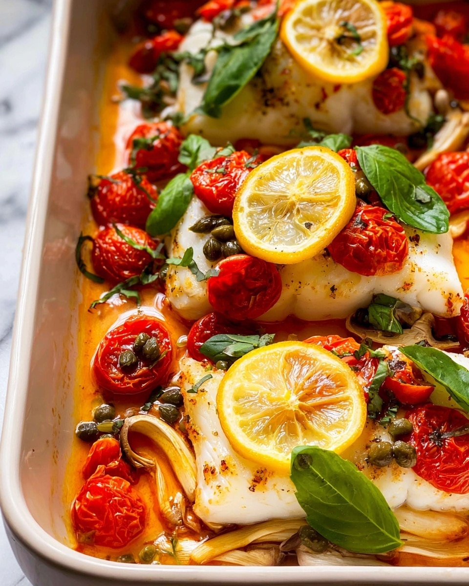 Mediterranean Baked Cod
