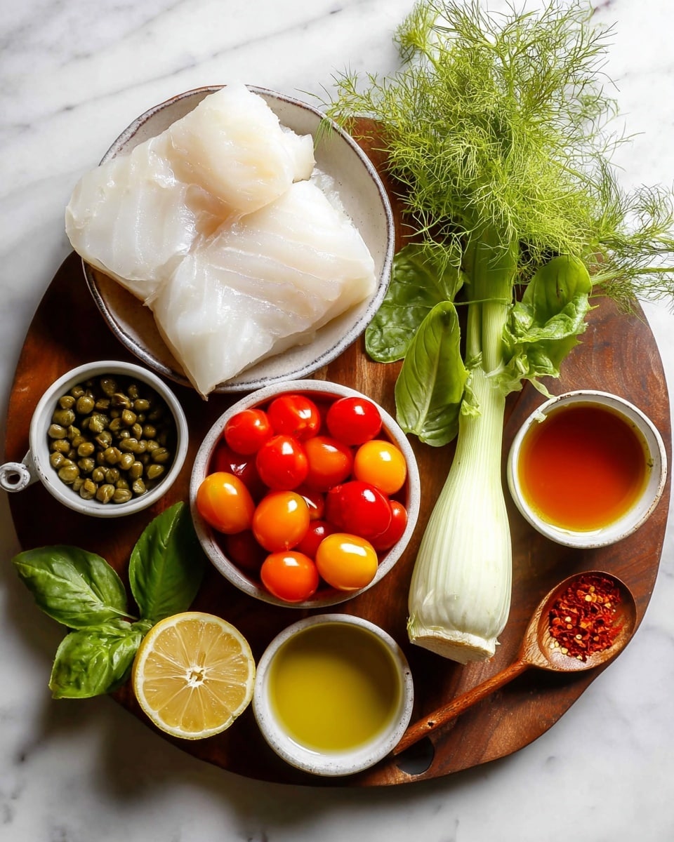 Mediterranean Baked Cod