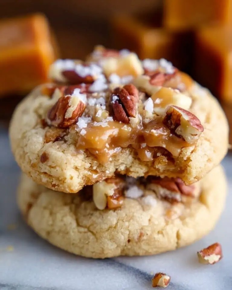 Salted Caramel Crunch Cookies