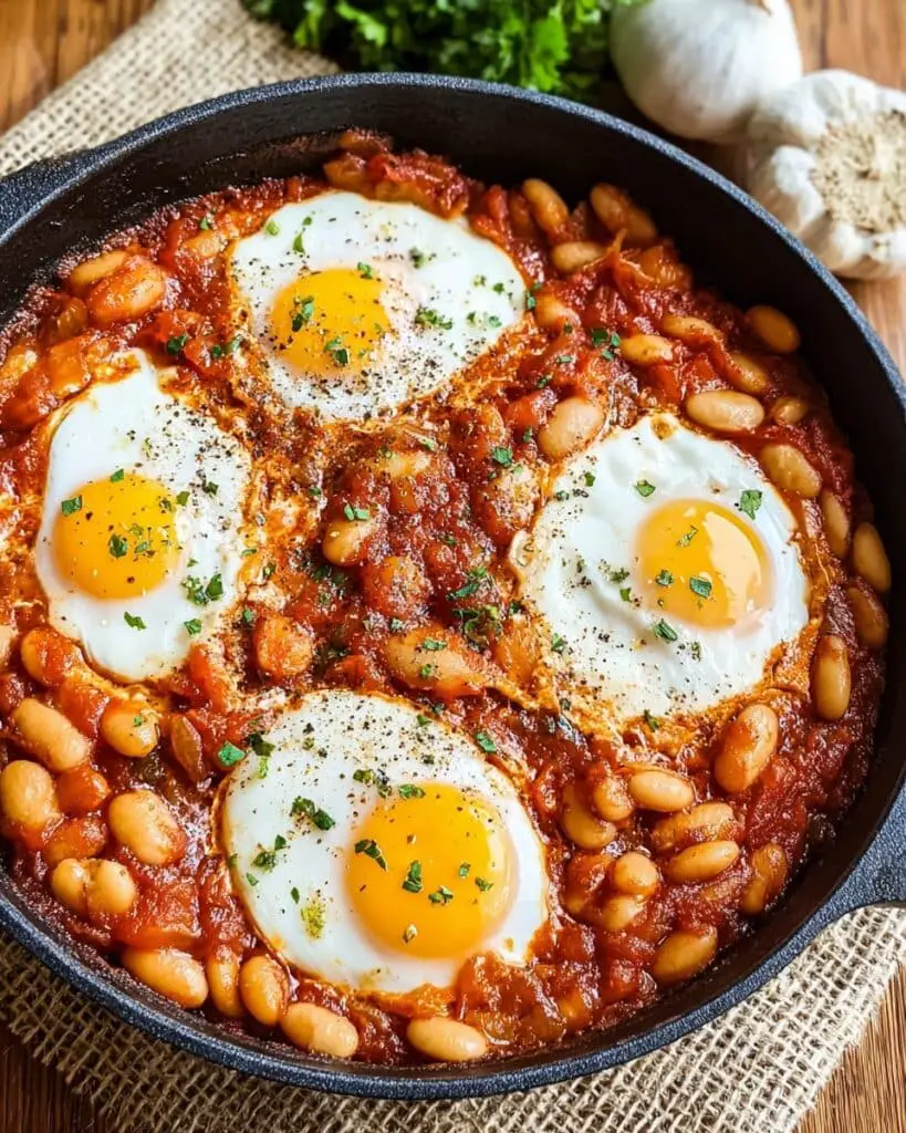 Savory Spanish Beans & Eggs: A Cozy Brunch Delight