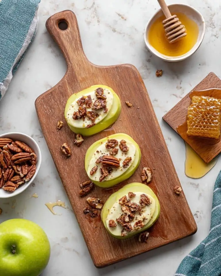 Apple and Honey Goat Cheese Appetizer