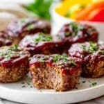 BBQ Meatloaf Muffins {Beef and Quinoa}
