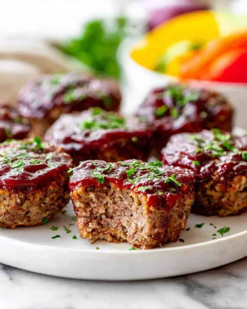 BBQ Meatloaf Muffins {Beef and Quinoa}