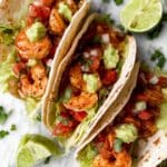 Best Blackened Shrimp Tacos with Pico De Gallo