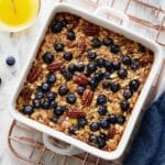 Blueberry Baked Oatmeal