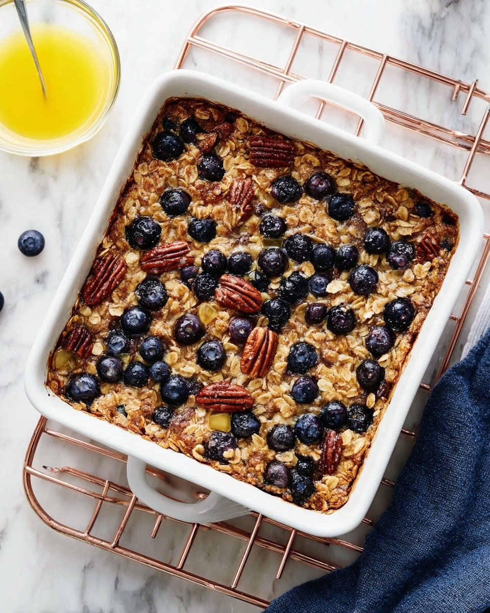 Blueberry Baked Oatmeal