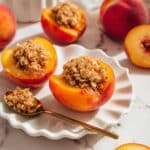 Delicious Baked Peaches