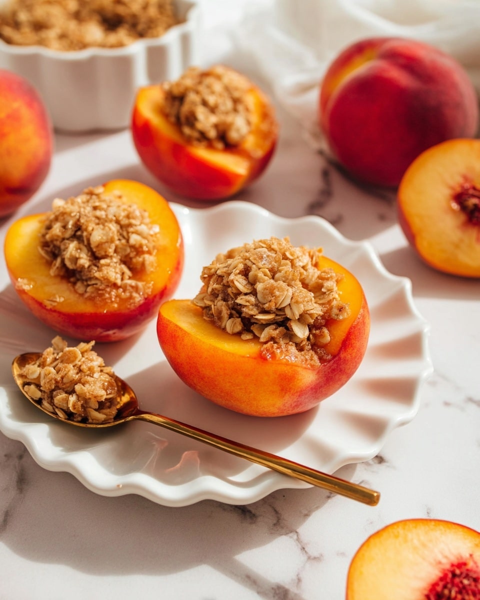 Delicious Baked Peaches