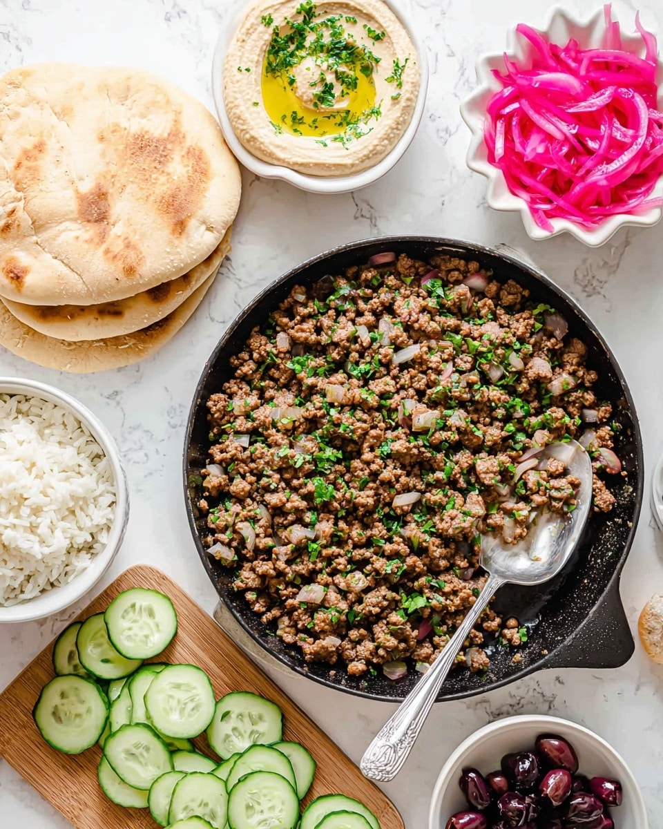 Middle Eastern Inspired Ground Beef Bowls