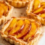 Mini Peach and Cream Cheese Tarts