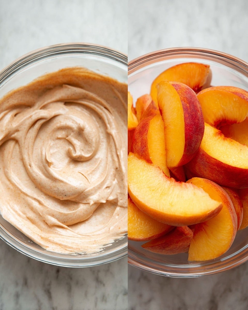 Mini Peach and Cream Cheese Tarts