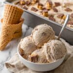 No Churn Chocolate Peanut Butter Ice Cream