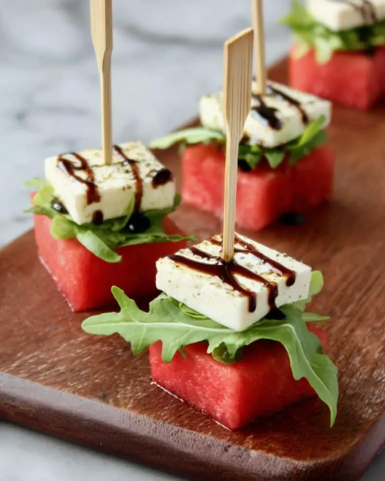 Watermelon Brie Bites