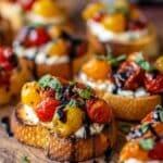 Whipped Goat Cheese Bruschetta