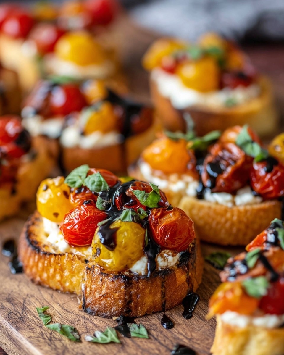 Whipped Goat Cheese Bruschetta