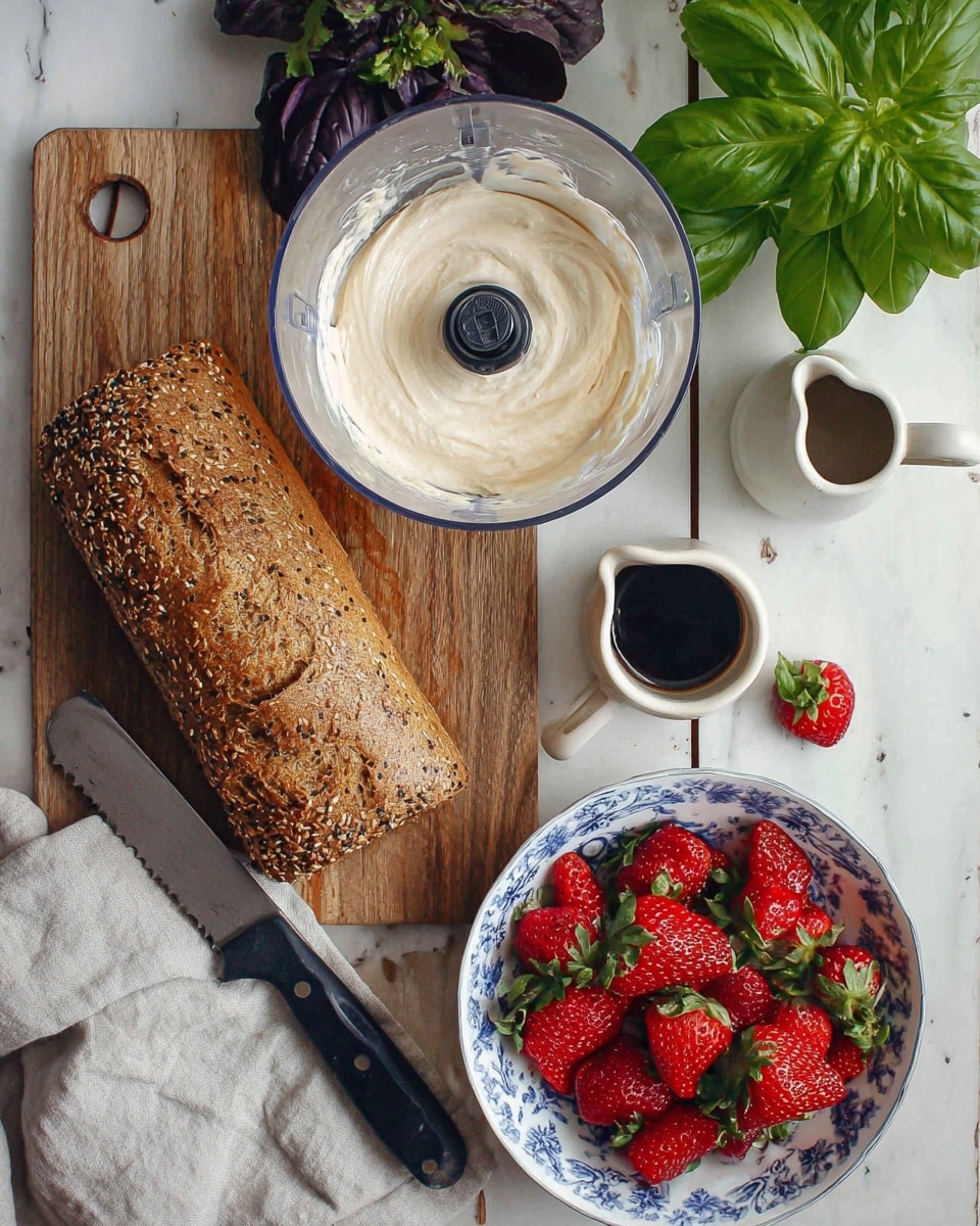 Whipped Goat Cheese Bruschetta