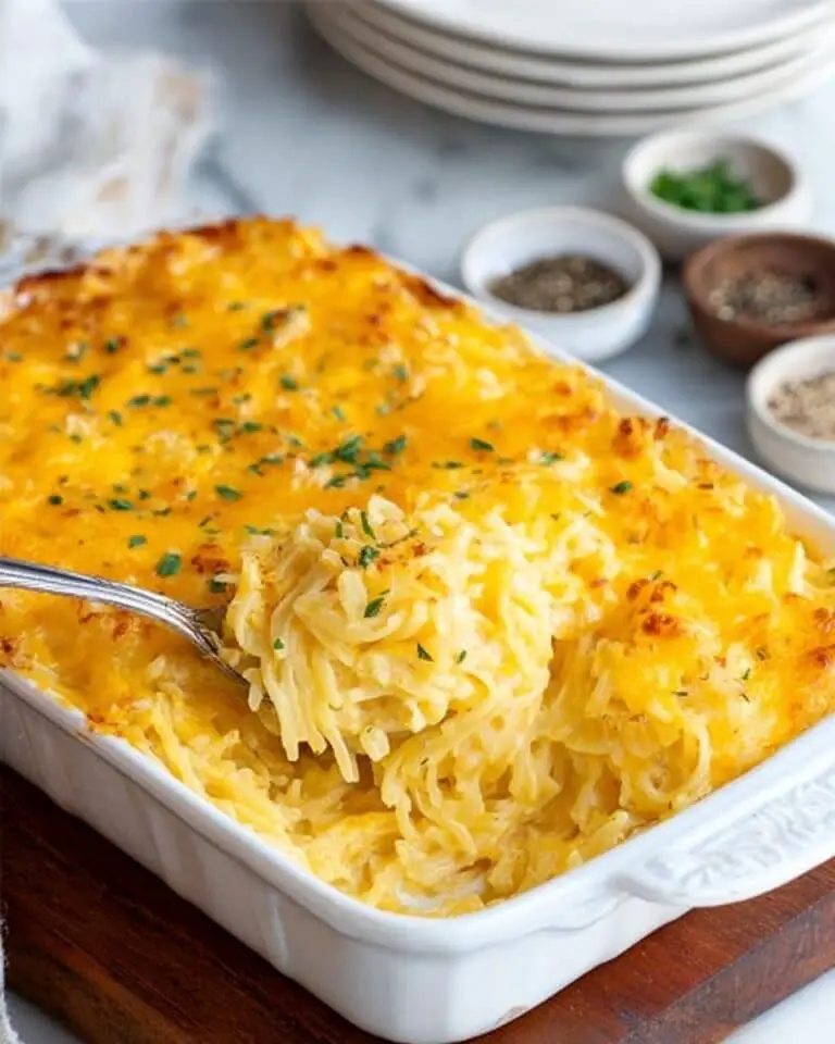Copy Cat Cracker Barrel Hashbrown Casserole Recipe