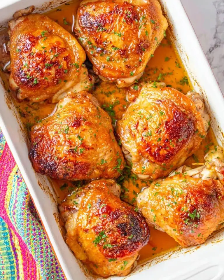 Honey Mustard Chicken Thighs