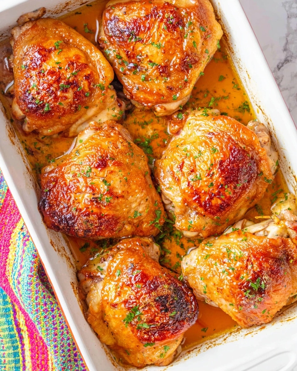 Honey Mustard Chicken Thighs