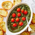 Cream Cheese Pesto Dip
