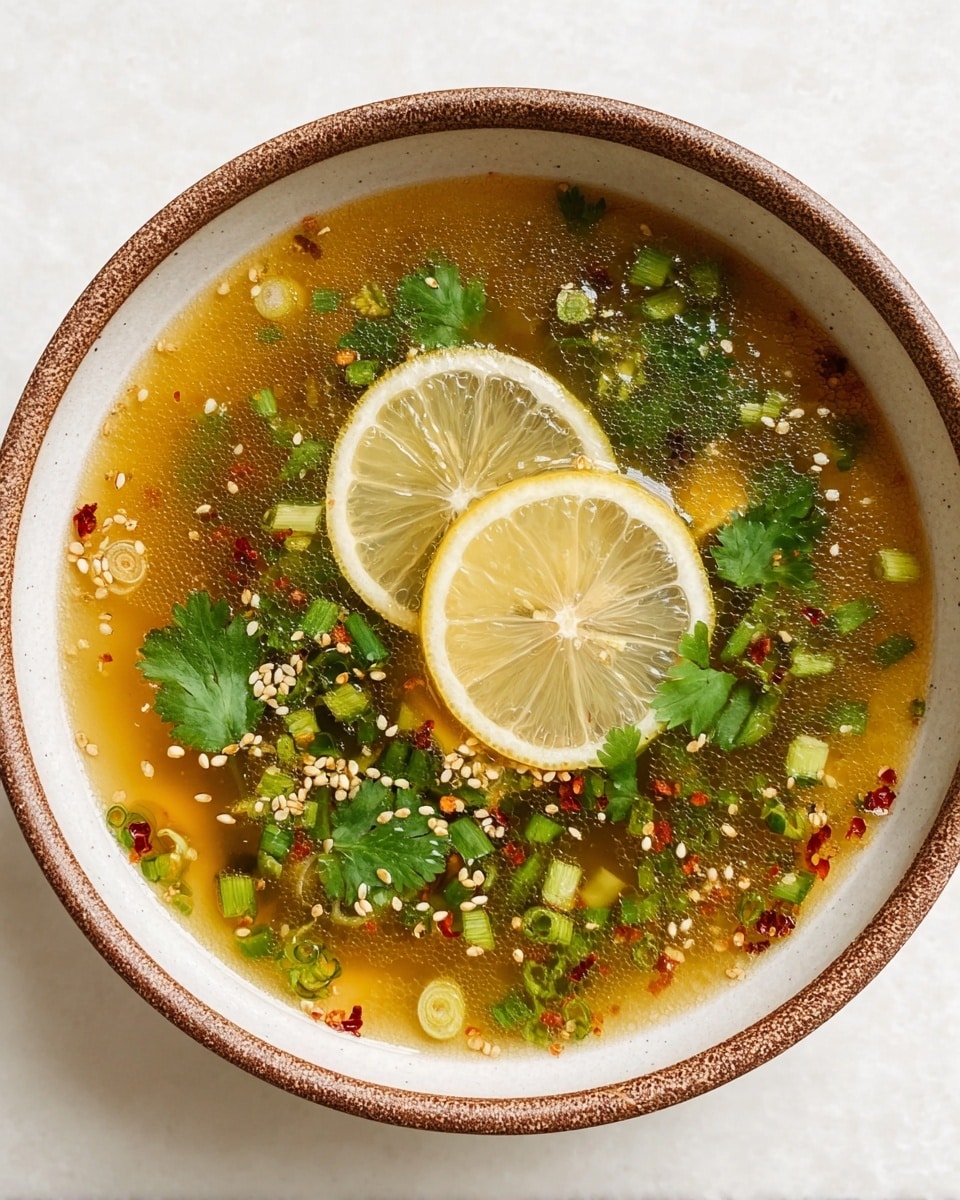 Miso-Ginger Lemon Detox Broth